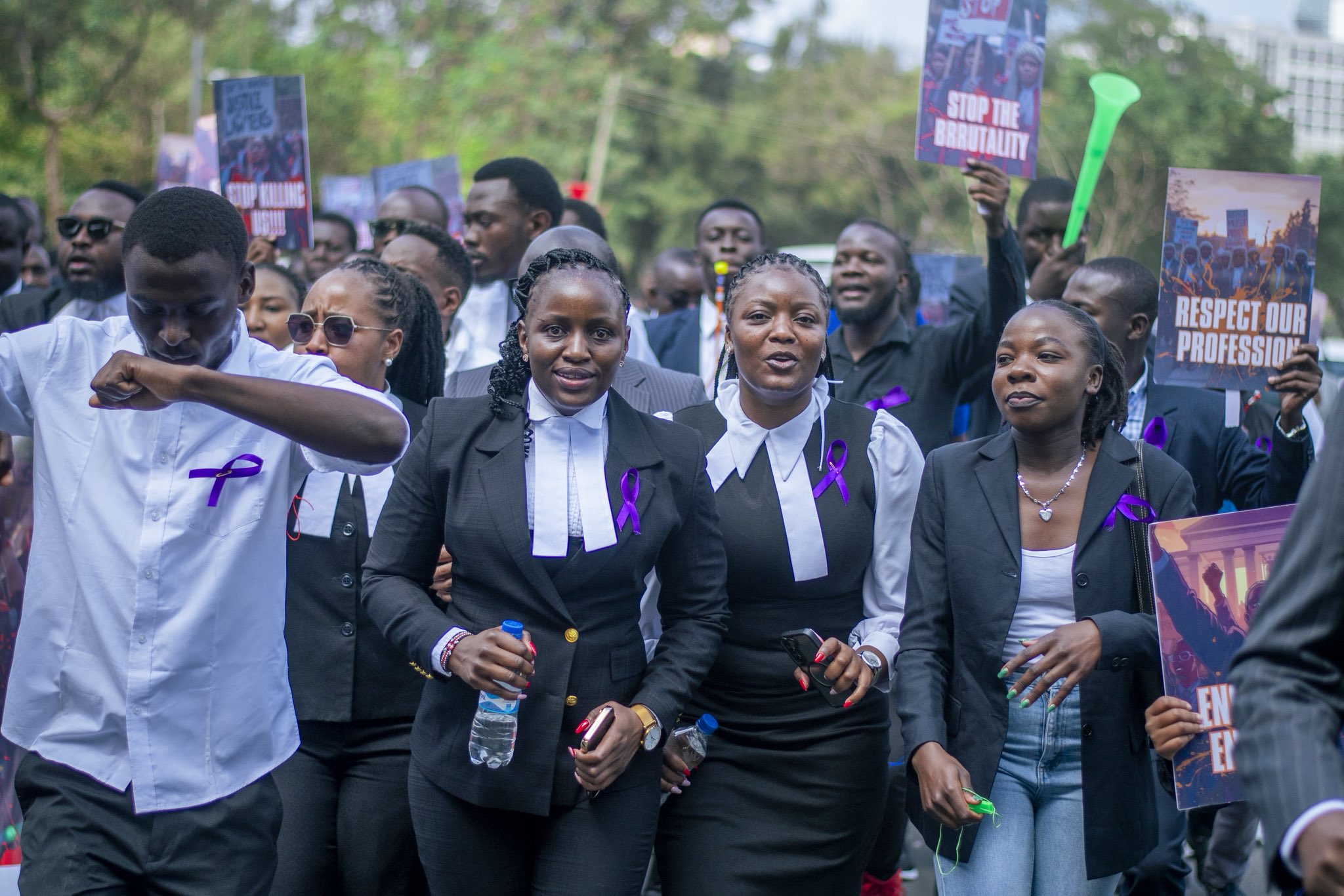 Lawyers march for justice after killing of Advocate Mathew Kyalo Mbobu