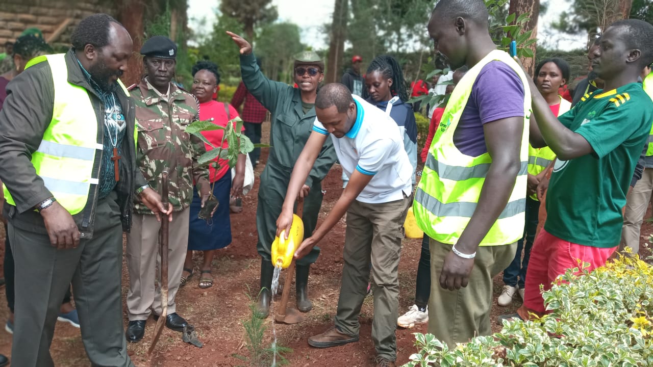 Winning Team International Champions Tree Planting in Dagoretti South During National Exercise
