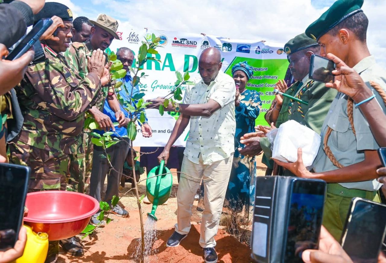 PS Kello Harsama Leads Mazingira Day Tree-Planting Drive in Marsabit County